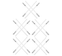 BCOATH 10 Pairs Transparent Metal Glasses Temple Sleeves Anti-Slip Eyeglass Ear Cushions for Adults and Temple Tips Covers with Comfortable Grip for Sunglasses and Metal Frames