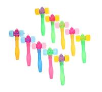BCOATH 10 Pcs Plastic Hammer for Squeaky Pounding Plaything S Beating in Mixed Colors