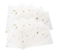 BCOATH 10 Sets Vintage Letter Paper for Writing Thick Rice Paper with Smooth Writing Surface in Vintage Style for Copying Poems and Letters