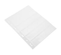 BCOATH 10 Sheets Pvc Stamp Storage Album Pages with Reusable Pockets for Easy Viewing, for Stamp Collecting Supplies and Coin Collectors Album