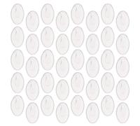 BCOATH 100 Pairs Clear Silicone Eyeglasses Nose Pads Push Replacement for Sunglasses Eyewear Antislip Soft Nose Pieces Comfortable Fit for All Frames