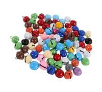 BCOATH 100pcs Candy Color Pet Collar Bells Loud Jingle for Cat Dog Collar Charms Puppy Training and DIY Craft Accessories Holiday Pendant Decorations