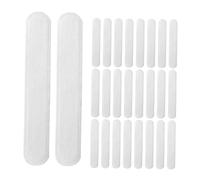 BCOATH 100Pcs Disposable Anti-sweat Collar Protector Strips Sweat-absorbing Stickers for Clothes Shirts Hats Skin-friendly Single-use Pads for Neck