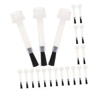 BCOATH 100pcs Gel Nail Polish Bottle Brush Replacement Brushes with Even Distribution for Nail Salon and Handicrafts
