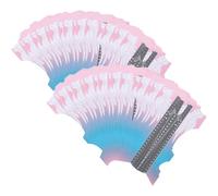 BCOATH 100Pcs Nail Extension Forms Self-Adhesive Butterfly-Shaped Nail Tips Guide Manicure Supply for Gel Acrylic Extensions