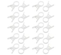 BCOATH 100pcs Plastic Vine Binding Clips for Climbing Plants and Orchids, Easy Installation and Enhanced Stability Garden Clips for Outdoor and Greenhouse Use