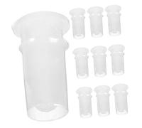 BCOATH 100PCS Replacement Squeakers for Dog Plastic Noise Maker Inserts with Whistle Sound Effect for Plush Dolls Pet DIY Craft Repairs