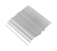 BCOATH 100pcs Round Metal Axle Rods for DIY Car Accessories Rc Rear Wheel Shaft Compatible with Model Helicopter Airplane High Precision Connecting Axles for Stable Fit and Easy