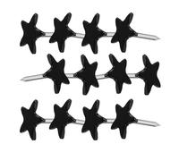 BCOATH 100pcs Star-shaped Push Pins with Sharp Steel Points and Metal Material, Decorative Thumbtacks for Cork Boards and Blackboards, Resistant to Fading, for School and Office Use