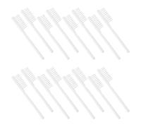 BCOATH 100pcs Stubby Toothbrush Short Handle Soft Bristle Triplerow Cleaning Non-Slip Grip for Correctional Facilities Gym Bag Travel Adult Oral Care