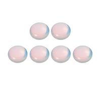 BCOATH 10pcs 12mm Opal Stone DIY Pendant Charms Flat Back Opal Cabochons for Jewelry Making Women Craft Accessories