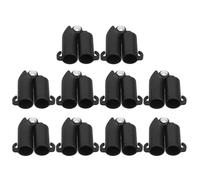BCOATH 10pcs Adjustable Plastic Plant Trellis Connector Clips B-Type for 16mm Greenhouse Steel Tubes Garden Vine Support Brackets for Tomato Cucumber Vegetable Climbing Plants
