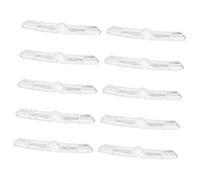 BCOATH 10pcs Bicycle Wheel Reflectors Portable Reflective Signs for Mountain Bike Spokes Lightweight Safety Warning Decoration Small Wheel White