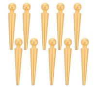 BCOATH 10Pcs Cribbage Game Scoring Pegs Set for 1/8 Inch Holes Wooden Portable Multifunctional Pins Accessories for Indoor Card Game and Travel Play