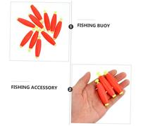 BCOATH 10Pcs Red Oval EVA Foam Drift Fishing Floats with High Buoyancy and Sensitivity Sea Fishing Bobbers for Carp and Angling Lightweight Portable Tackle for Improved Visibility and
