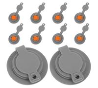 BCOATH 10pcs Replacement Inflation Valve Nozzle Caps for Travel Pillows and Inflatable Ring Floats, Made of Sturdy Tpu Universal Design and Rapid Inflation Feature, for Camping and Travel