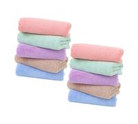 BCOATH 10pcs Soft Fleece Bedding Pads for Small Animals Warm Cozy Guinea Pig and Hamster Cage Liners Dual-use Mats for Bedding and Bath Towels Machine Washable and Fast Drying