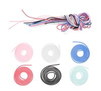 BCOATH 12 Pcs Flexible Pvc Cable Sleeves for Wire Management Sturdy and Not Easy to Break 1.4m Long Data Cable Protective Covers for Organizing at Home or Office