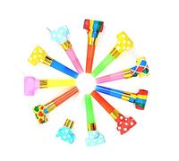 BCOATH 120Pcs Cheerleading Whistles Brightly Colored Plastic for Birthday Parties Events Games Fun Party Props Assorted Random Colors Pack