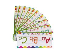 BCOATH 12pcs Abc Poster for Classroom Abc Decorations for Classroom Flashcards for Soft Alphabet Flash Cards Number Line Kindergarten Flash Cards Letter