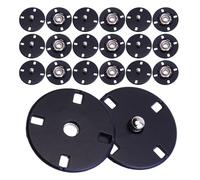 BCOATH 12pcs Invisible Sewing Snap Buttons, Flat Hidden Concealed Zinc Alloy Fasteners for Coat, Trench, Windbreaker with Clean Tailored Look and Doublelayer Alignment, for Production