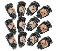 BCOATH 12pcs Miniature Kerosene Lanterns Doll House Decor Tiny House Kit Sturdy Resin Vintage Oil Lamps Lightweight DIY Craft Accessories for Miniature Landscape and Hand-made Scenes