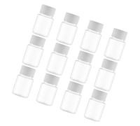 BCOATH 12pcs Ml Plastic Medicine Bottles with Caps for Easy to Store and Reliable Sealing, Empty Pills Medicine Container Suitable for Pill Storage and Liquid or Solid Refill
