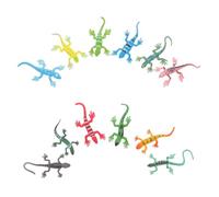 BCOATH 12pcs Realistic Plastic Lizard for Educational Sensory Development Fine Motor Skills Indoor Outdoor Play Mini Reptile Figurines for Learning and Decoration