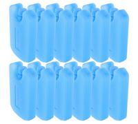 BCOATH 12pcs Reusable Lunch Ice Packs with Impact-resistant Design and Pe Material, Freezer Blocks for Cooler Bags and Air Conditioners, for Camping, Beach, and Work