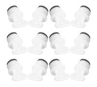 BCOATH 12pcs Rubber Hot Water Bottle Stoppers Leakproof Sealing Plugs High-Temperature Resistant Stopper Caps for Versatile Hot Water Bags and Bottles Practical Replacement for Home and