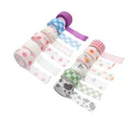 BCOATH 12pcs Self-Adhesive Breathable Wrap Tapes for Sports Protection Flexible Tear-Resistant Bandages for Injury Support and Skin-Friendly Healing