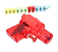 BCOATH 12pcs Small Transparent Water Soaker for Creative Mini Plastic Water Guns with Vivid Colors Fun Summer Beach and Bath Playthings for Boys and Random Styles Random Color