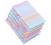BCOATH 12pcs to Do List Notepad Planner with Rainbow Colourful Paper, Creative and Practical Design for School and Study, for Making Plans and Remembering Tasks Random Color