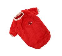 BCOATH 1pc Cartoon Dog Costume Warm Apparel for Pets Cozy Fruit Pattern Outfit for Dogs and Cats for Christmas and Holiday Celebrations