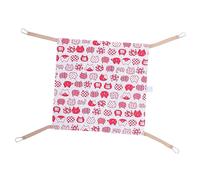 BCOATH 1pc Double-sided Cat Hanging Hut Breathable Cotton and Linen Pet Hammock for Cats and Dogs for Indoor Cages and Safe Design