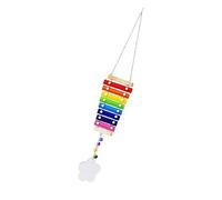 BCOATH 1pc Parrot Toy for Chewing and Teeth Grinding Fun Bite Plaything Mirror for Stress Relief and for Birds Parakeets and Cockatiels