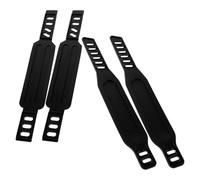 BCOATH 2 Pairs Adjustable Pedal Secure Straps for Stationary Bikes Leg Exerciser Traction Straps with Stable Support and Quick Setup Fit for Exercise Bicycle Spinning Bike Home Fitness