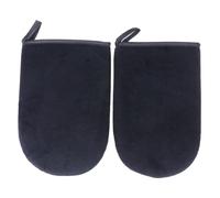 BCOATH 2 Pcs Black Self Tanning Mitt Gloves for Even Application Sunless Tanner Applicator for Face and Body Comfortable Reusable Mitt for Natural Tan