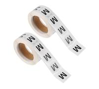 BCOATH 2 Roll Self-Adhesive Clothing Size Round Sticker Labels for Trousers and Sweaters, Multi-Functional Paper Stickers for Birthday Labelling and Organising