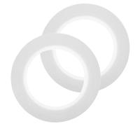 BCOATH 2 Rolls PVC Adhesive Warning Tape for Outdoor Court Floor Marking Workshop Boundaries Subway Passage Safety Easy to Install Masking Tape