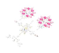 BCOATH 2 Sets Rhinestone Body Gems Breast Stick on Gems with Peel and Stick Feature Not Easy to Fall for Party and Carnival Body Decoration