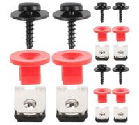 BCOATH 20 Sets Engine Undertray Retainer Clips and Bolts with Plastic and Steel Construction for Stable Connection, Bulk Pack Convenience, for Car Bumper and Panels in Mechanical