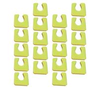 BCOATH 200pcs Foam Toe Separator for Pedicure, Disposable Yellow Individual Toe Separators, Provides Stability and Promotes Sanitary Practices, Suitable for Yoga and Home Use