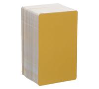 BCOATH 200pcs Metal Business Card Blanks Gold Aluminum Metal Blanks for Laser Engraving Sublimation Nameplates Ultra-Thin Lightweight Tags for DIY Professional Branding