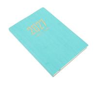 BCOATH 2027 Academic Planner A5 Pu Leather Daily Weekly Calendar Notebook with Full-year Calendar and Month Indexes for Work and Office Use