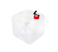 BCOATH 20l Foldable Drinking Water Bag Large Capacity Collapsible Water Carrier for Camping Outdoor Activities White