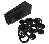 BCOATH 20pcs Black Plastic Picture Frame Back Stands with Anti-slip Function, Convenient to Use Photo Frame Supports for Office and Studios Display