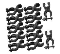 BCOATH 20pcs Cane Holder for Wheelchair Rollator Walker Accessories Rotatable Lightweight Clip with LED Light Weatherproof Mobility Stick Stand for Seniors