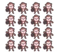 BCOATH 20pcs Detachable Monkey Pencil Topper Clips for Students Cute PVC Pencil Decorations Classroom Rewards and Accessories for School Prizes