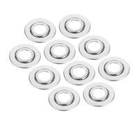 BCOATH 20pcs Double-disc Fire Sprinkler Cover Plates Stainless Steel Escutcheon Replacement for Sprinkler Valve and Pipe Protection Expandable Fit for Various Heads